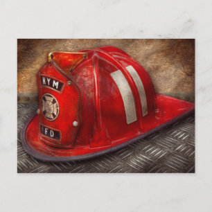 Fireman - Hat - A childhood dream Postcard