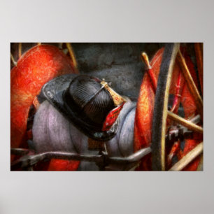 Fireman - Hat - South Plainfield Fire Dept Poster