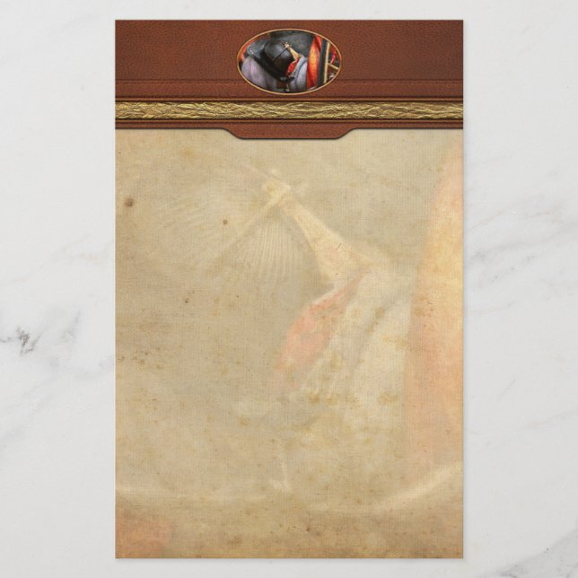 Fireman - Hat - South Plainfield Fire Dept Stationery (Front)