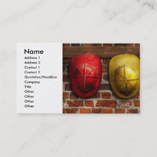 Fireman - Hats - Pick a hat, any hat Business Card