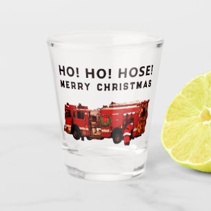 Fireman Holiday Gifts Shot Glass