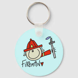 Fireman Keychain