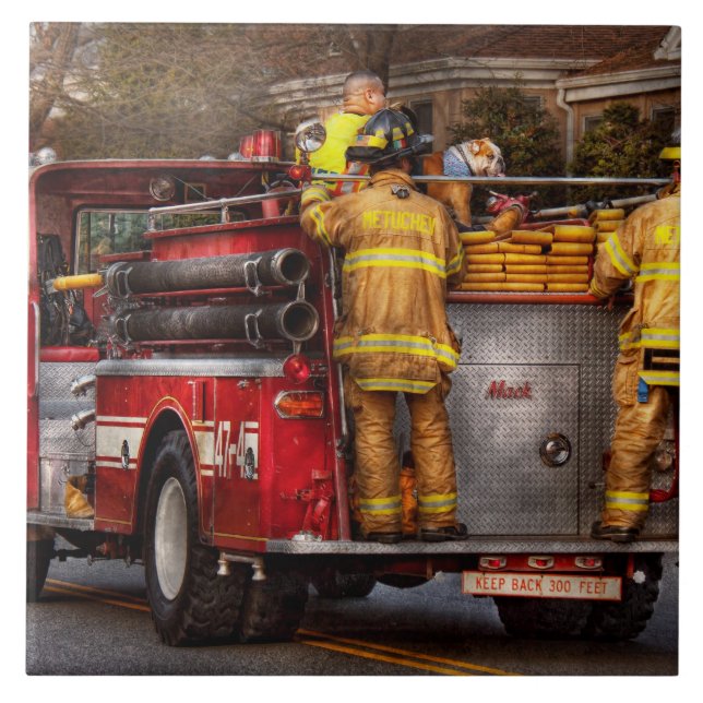 Fireman - Metuchen Fire Department Tile (Front)