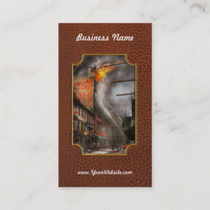 Fireman - New York NY - Show me a sign 1916 Business Card