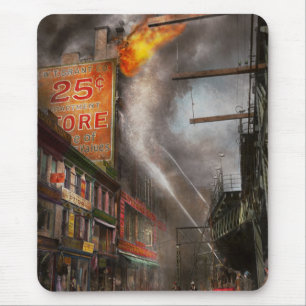 Fireman - New York NY - Show me a sign 1916 Mouse Mat