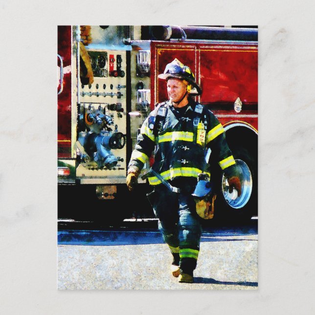 Fireman Postcard (Front)