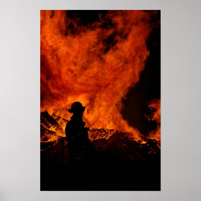 Fireman Poster Print (Front)
