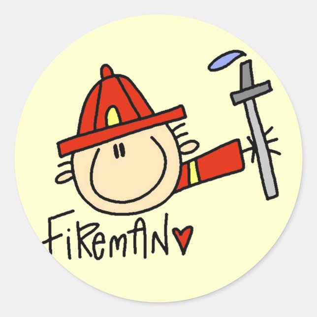 Fireman Stickers (Front)