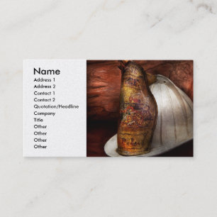 Fireman - The fire chief Business Card