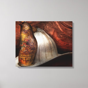 Fireman - The fire chief Canvas Print