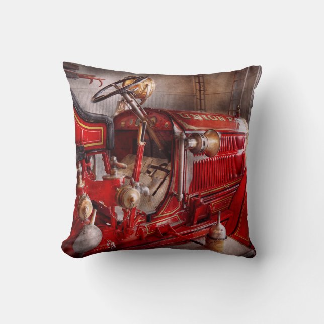Fireman - Waiting for a call Cushion (Front)