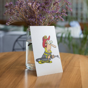 Fireman With Dry Firehose Invitations