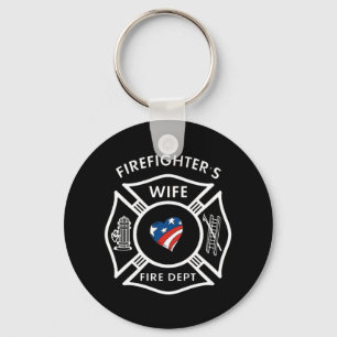 Fireman Wives USA Key Ring