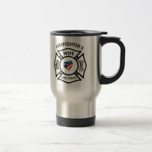 Fireman Wives USA Travel Mug
