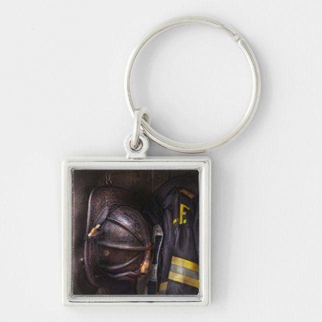 Fireman - Worn and used Key Ring (Front)