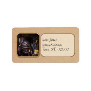 Fireman - Worn and used Label