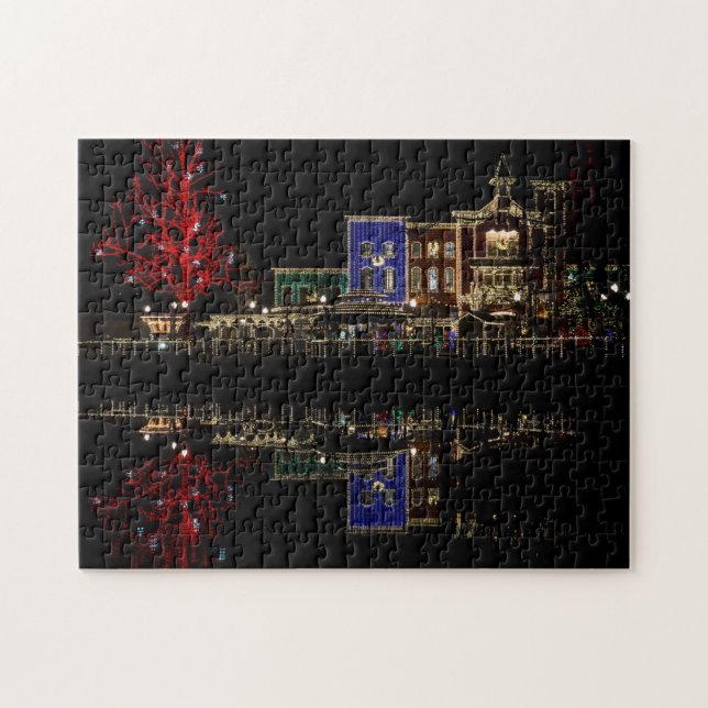 Firemans Landing Christmas Jigsaw Puzzle (Horizontal)