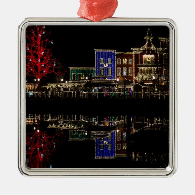 Firemans Landing Christmas Metal Tree Decoration (Front)