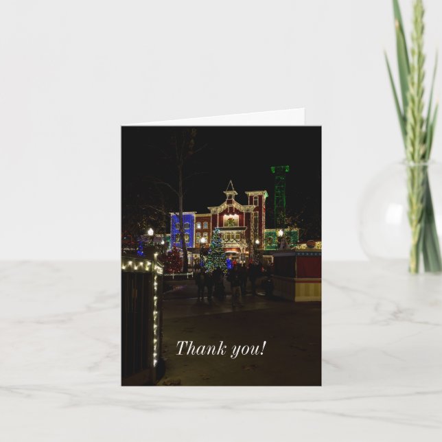 Firemans Landing Christmas Thank You Card (Front)