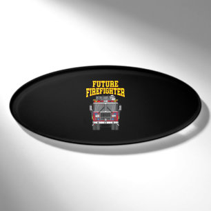 Firemen Out From Dad- Son Nephew Boys Future Fire Name Tag