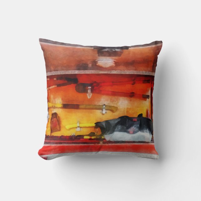 Firemen's Tools of the Trade Cushion (Front)
