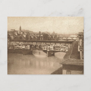 firenze antique postcard
