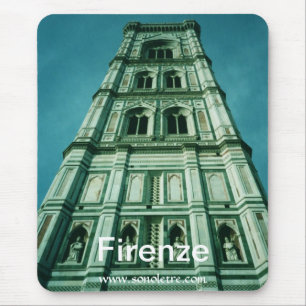 Firenze Campanile View Mouse Mat