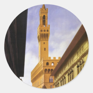 Firenze Classic Round Sticker
