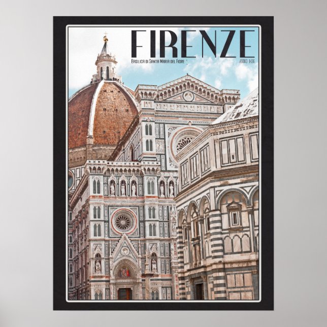 Firenze Duomo Poster (Front)