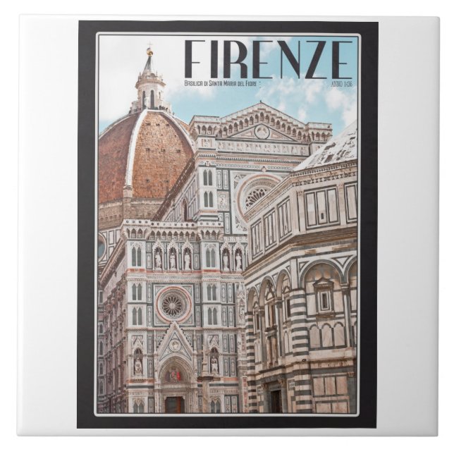 Firenze Duomo Tile (Front)
