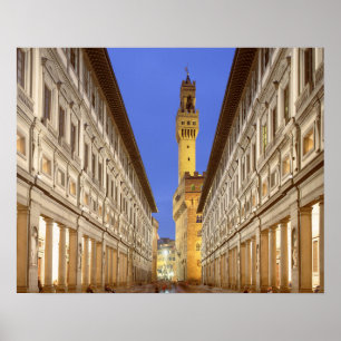 Firenze Galeria degli Uffizi Florence Italy Poster