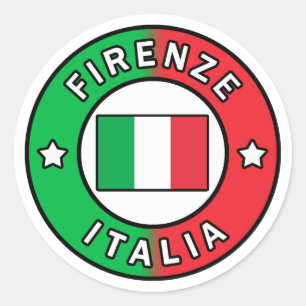 Firenze Italia Classic Round Sticker