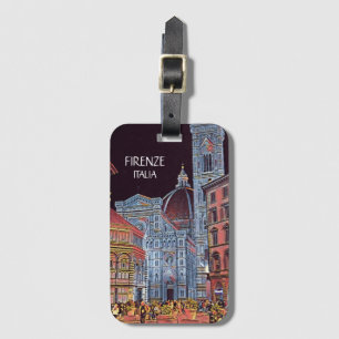 Firenze Italia Europe Duomo Travel Luggage Tag
