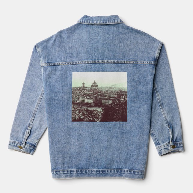 Firenze, Italy  Denim Jacket (Back)
