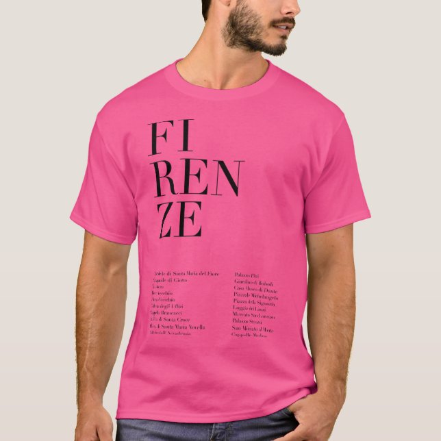 Firenze Monuments T-Shirt (Front)