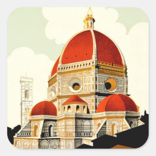 Firenze Square Sticker