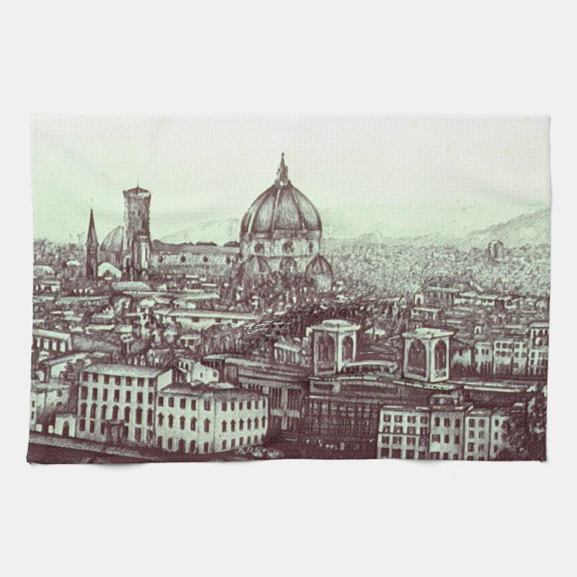 Firenze Tea Towel (Horizontal)