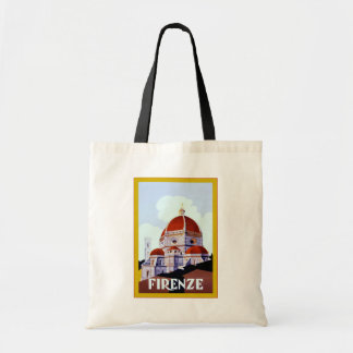 Firenze ~ Vintage Italian Travel Tote Bag