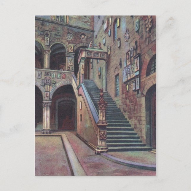 Firenze Vintage Postcard (Front)