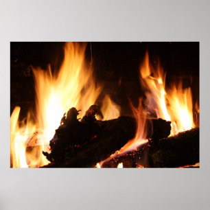 Fireplace Canvas Print