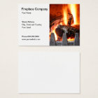 Fireplace Company Business Card