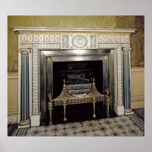 Fireplace from Syon House, Middlesex, c.1760 Poster