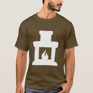 Fireplace Icon T-Shirt