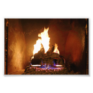 Fireplace Photo Print