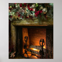 Fireplace Poster