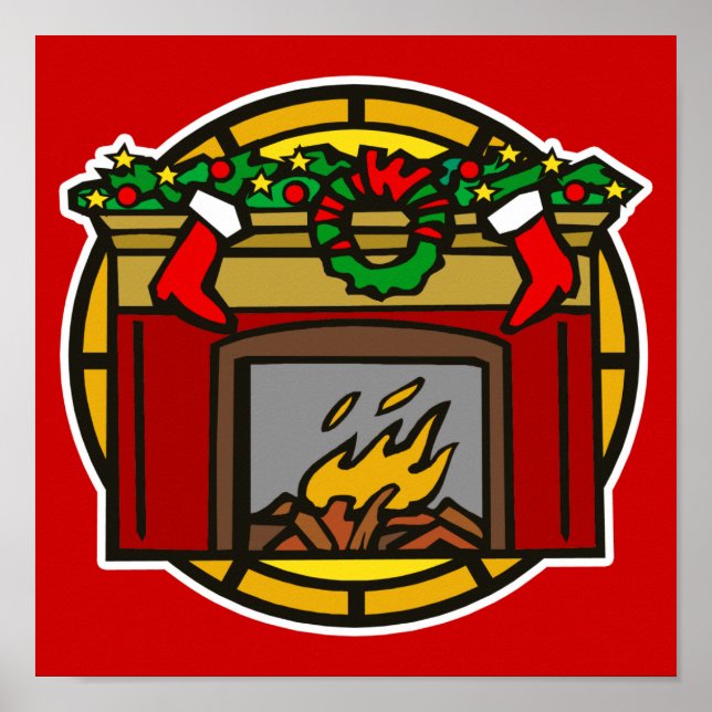 Fireplace Poster (Front)