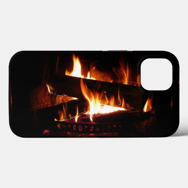 Fireplace Warm Winter Scene Photography Case-Mate iPhone Case (Back (Horizontal))