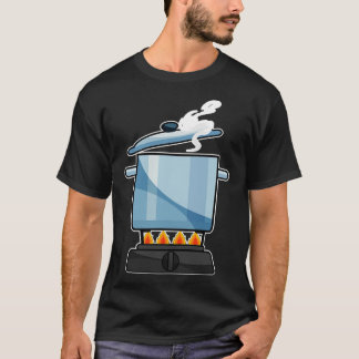 Fireplace with Saucepan Lid T-Shirt