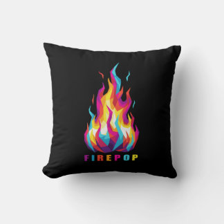 FIREPOP Colourful Polygonal Fire Cushion