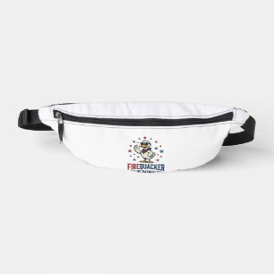 Firequacker Patriotic Duck Vintage Shirt Design_1 Bum Bags